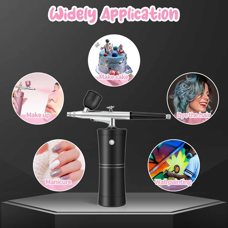 Комплект аэрографа Беспроводной мини-аэрограф с компрессором насадкой 0 3 мм
