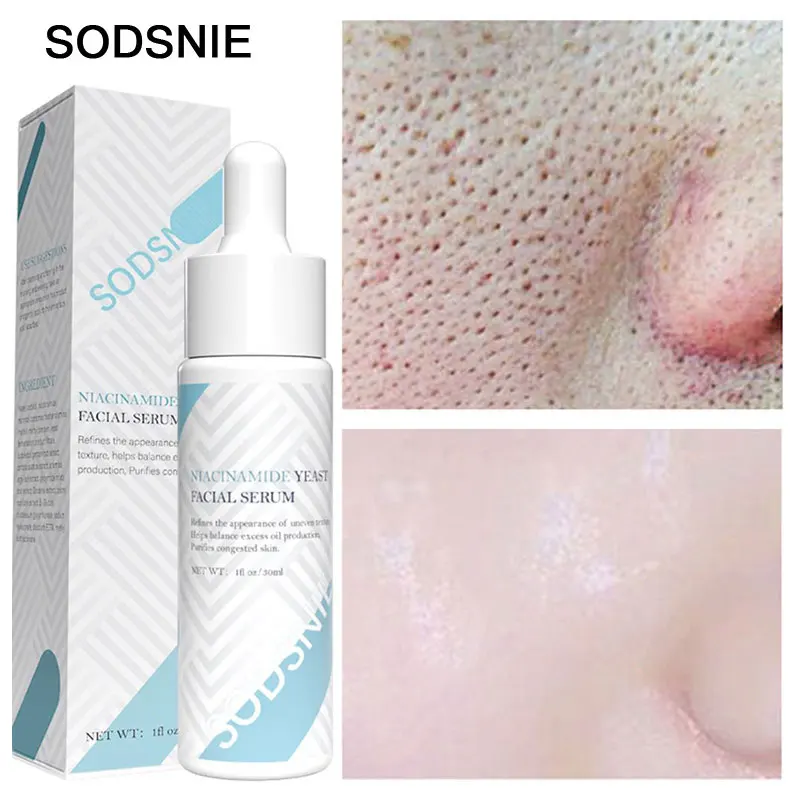 

Shrink Pores Serum Exfoliating Moisturizing Nourishing Smooth Essence Lift Firming Brighten Facial Skin Pore Repair Beauty 30ML