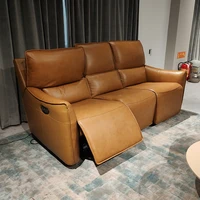 leather home theatre lounge luxury reclining sofa with speaker and music board leather electric recliner sofa 7 seater