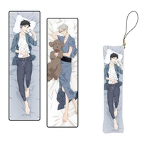 moe pillow keychain yuri on ice mini dakimakura strap mobile phone male bl body pillow figure cospaly pendants gift