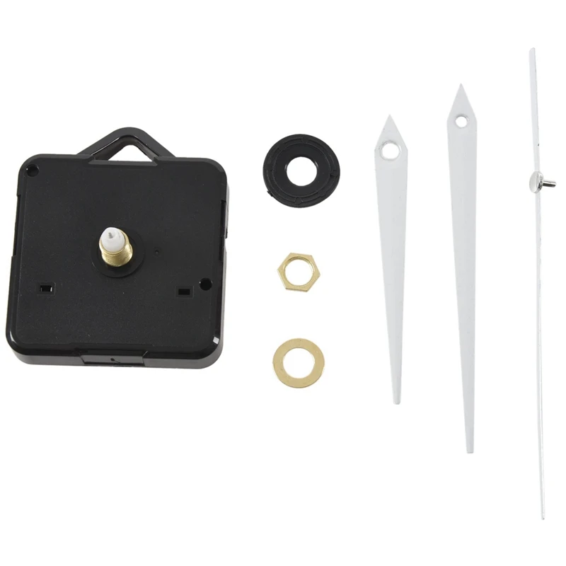 

4X Quartz Clock Movement Mechanism DIY Repair Parts + White Hands