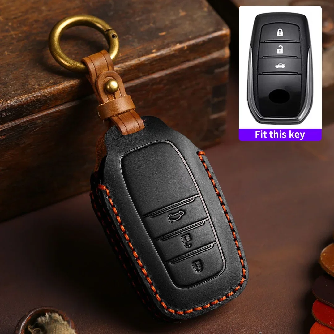 

Для 2024 2025 Toyota Land Cruiser LC300 250 Prado Lc250 Автомобильный брелок для ключей Кожаный чехол Защитная оболочка First Edition 1958