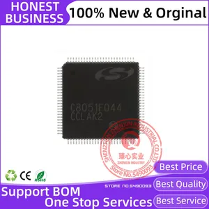 C8051F044 TQFP-100 C8051F044-GQR 8-bit Microcontrollers - MCU 8051 25 MHz 64 kB CAN 8-bit MCU