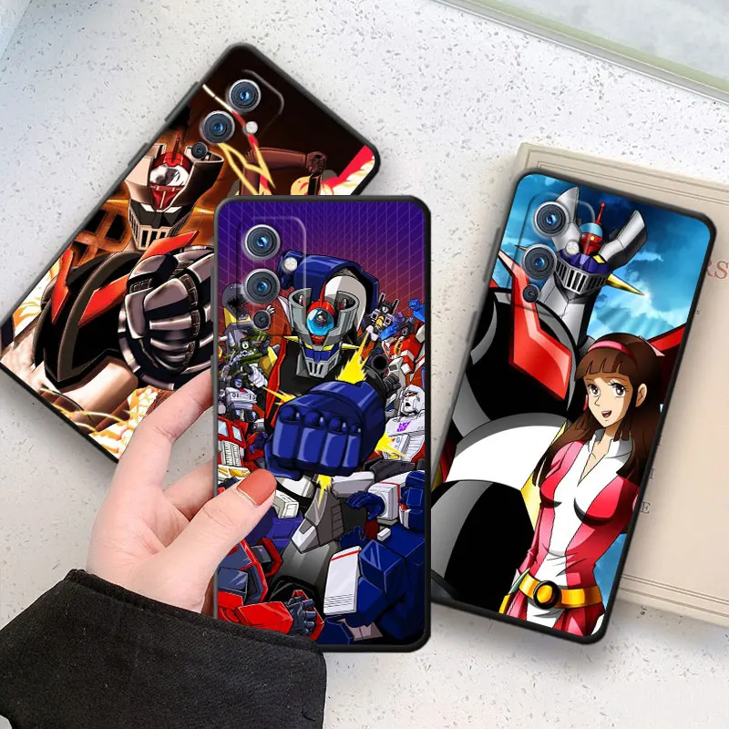 

Hot Anime Z Great Mazinger Phone Case For OnePlus 10 9 RT R 8 7 6 T Pro 5G Nord 2 N10 N100 CE CE2 N20 N200 Black Cover