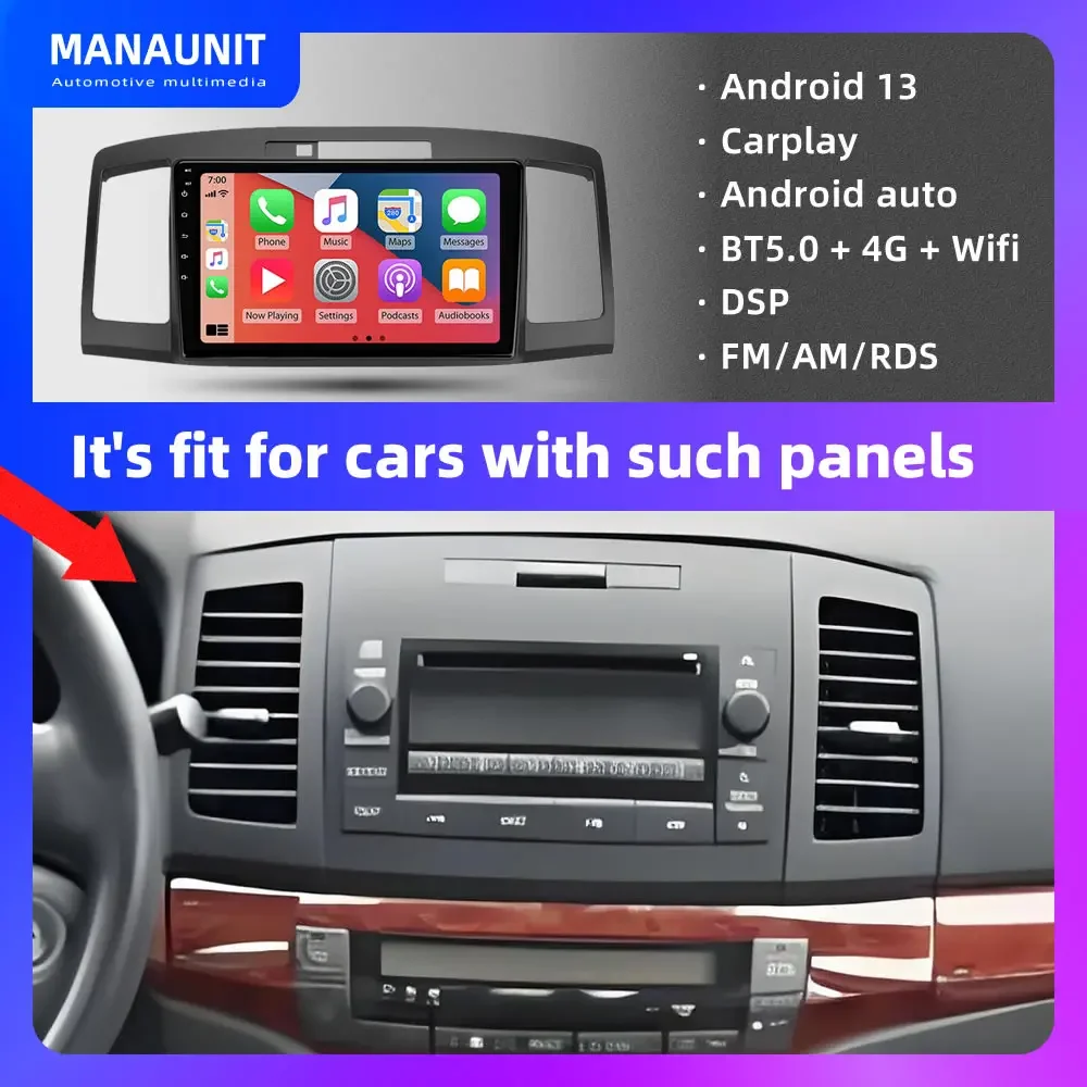 Автомобильный мультимедийный плеер для Toyota Allion II Avalon T240 2001-2007 Carplay Android авто радио