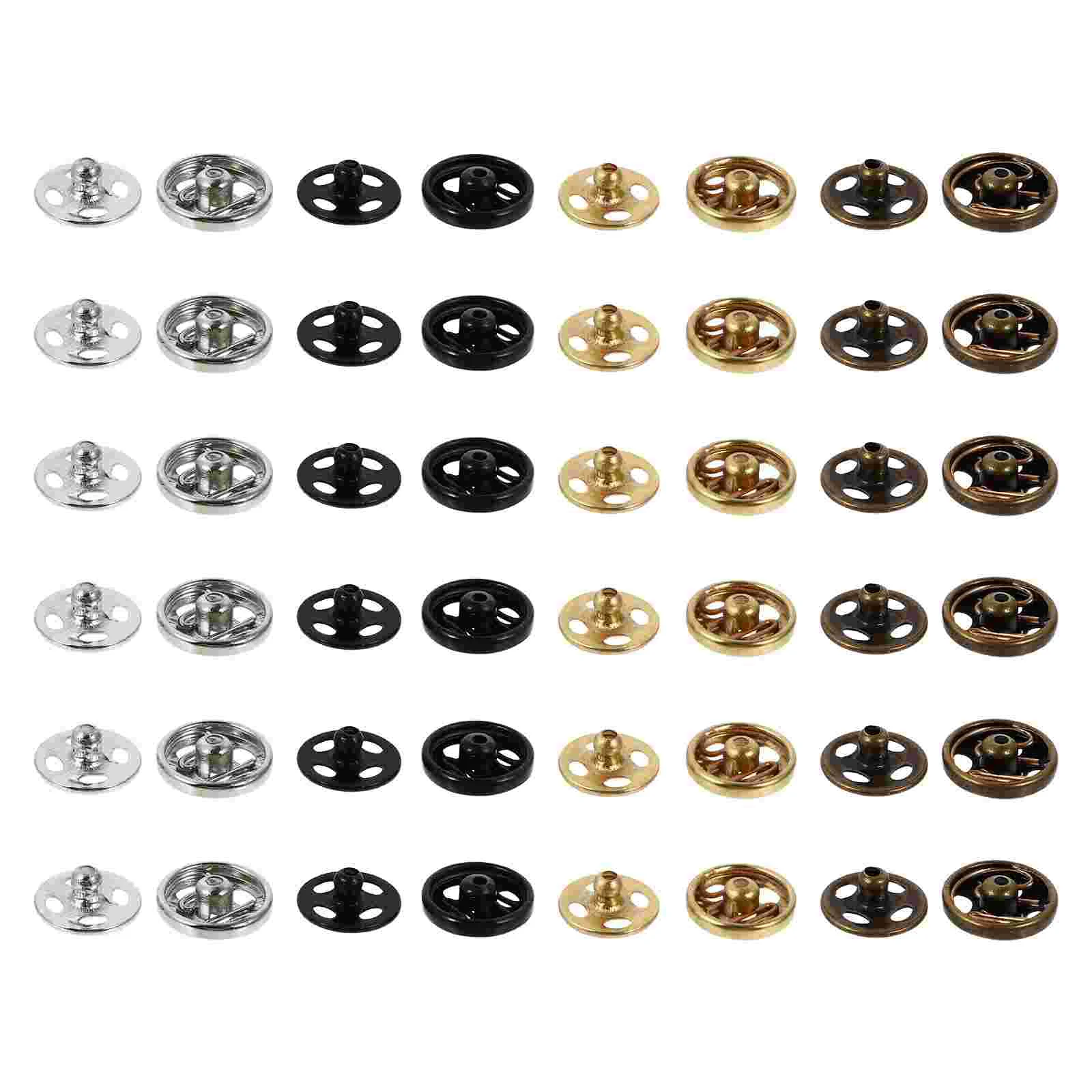 

Buttonsclothing Button Snap Diy Clothes Sewing Fastener Metal Press Snaps Onstud Buckle Partsdeoration Rivet Jeans Sew Flatback