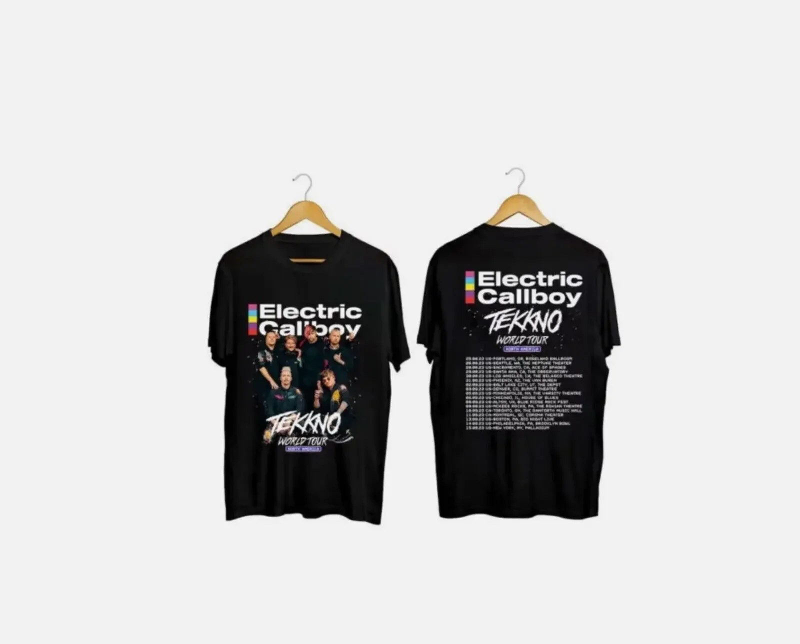 Callboy Electric T-Shirt Black Tekkno Tee Eskimo Love Spray Smile Choo Arrow Hyp