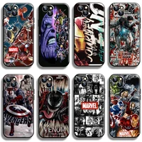 marvel avengers for apple iphone 13 12 11 pro 13 12 mini x xr xs max 5 6 6s 7 8 plus se2020 phone case funda silicone cover