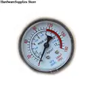 Манометр барный с резьбой 9 мм, 0-180 PSI 0-12, 1 шт.