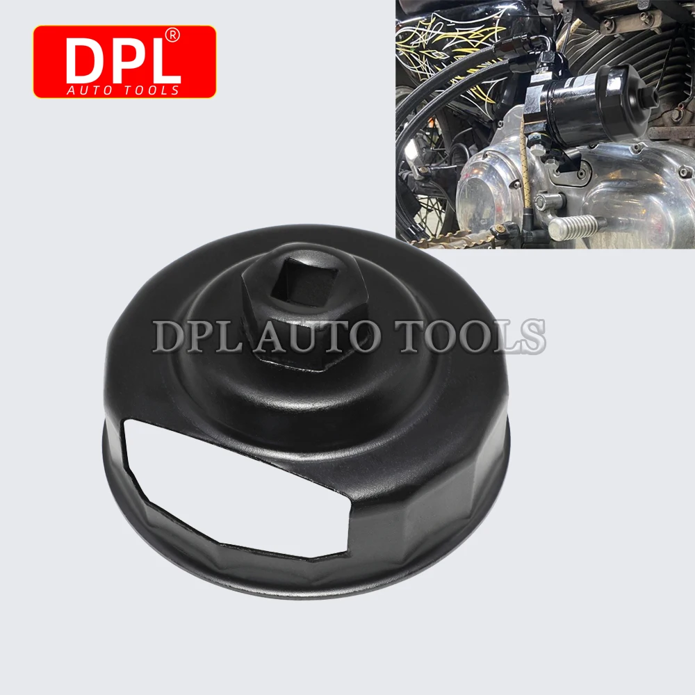 

Ключ для масляного фильтра для Harley 76 мм 14 флейт, инструмент для снятия крышки масляного фильтра, гнездо для Harley Davidson, комплект для замены масла для мотоцикла