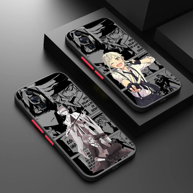 Прозрачный чехол для телефона с аниме бродячие псы Xiaomi Redmi 13C 12C 12 11A 10X 10C 9C 9AT 9 A2 A1