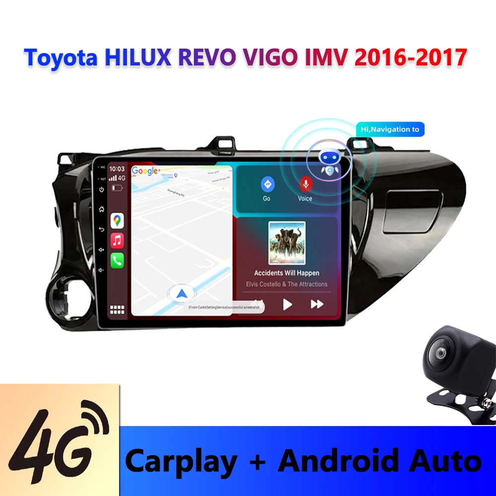 Автомагнитола 2DIN на Android 10 мультимедийный проигрыватель с GPS-навигацией Wi-Fi