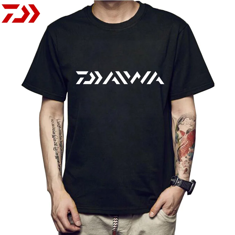 

2022 New Women/Men T-Shirts DAIWA Fashion Fishing Clothes Printed Short Sleeves Summer Fashion Tops Casual Sports Loose Clothes