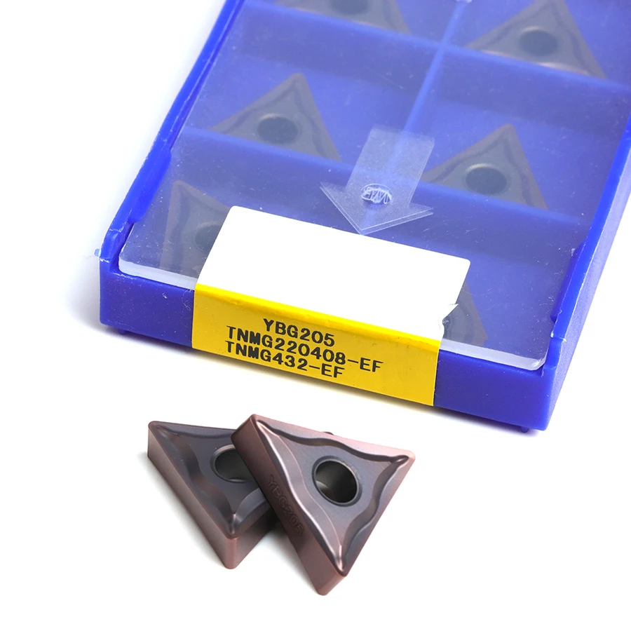 

TNMG220404-EF TNMG220408-EF YBG205 TNMG160404/08-EF YBG205 High quality external cutting blade of CNC lathe Carbide turning tool