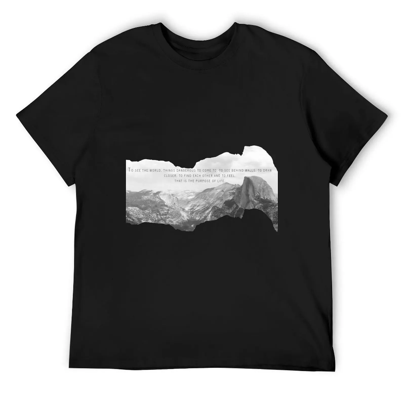 Футболка Secret Life of Walter Mitty Yosemite NP большие размеры винтажная одежда белая мужская