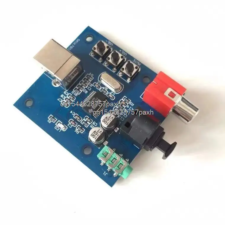 

PCM2704 аудио DAC USB к S/PDIF звуковая карта hifi DAC декодер плата 3,5 мм аналоговый коаксиальный Оптический волоконный выход