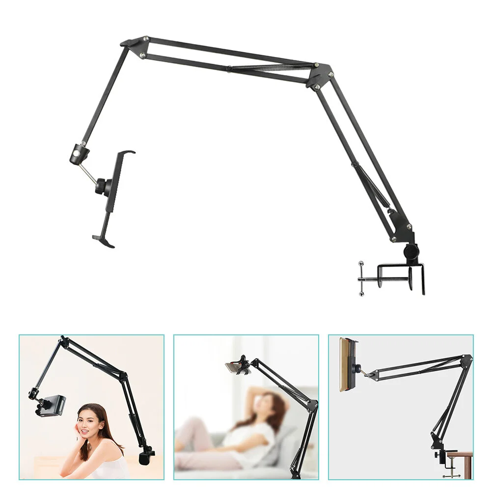 

Metal Stand Telephone Bedside Bracket Accessory Telescopic Holder Cell Stand For Video Recording Sketching