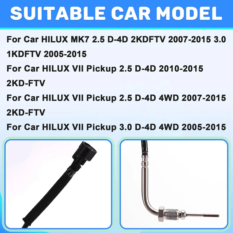 89425-71010 Передний датчик температуры выхлопных газов для Toyota HILUX MK7 2.5 D-4D 2KDFTV 2007-2015 3.0