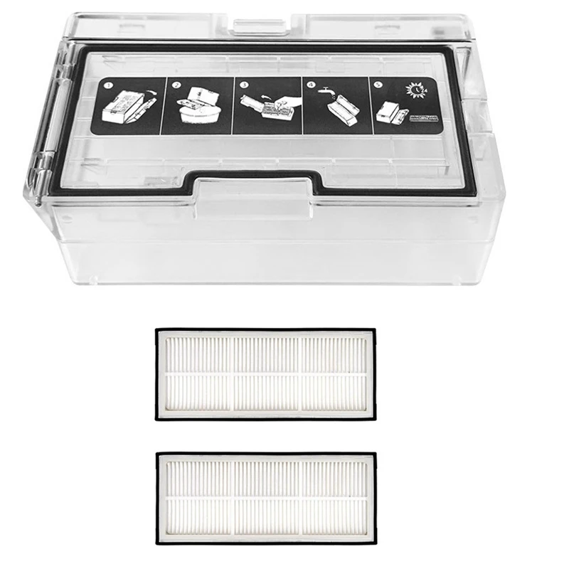 

Robot Vacuum Cleaner Dust Bin With Hepa Filter Vacuum Cleaner Accessories Dust Box For Xiaomi Roborock S7 T7S T7S PLUS S70 S75