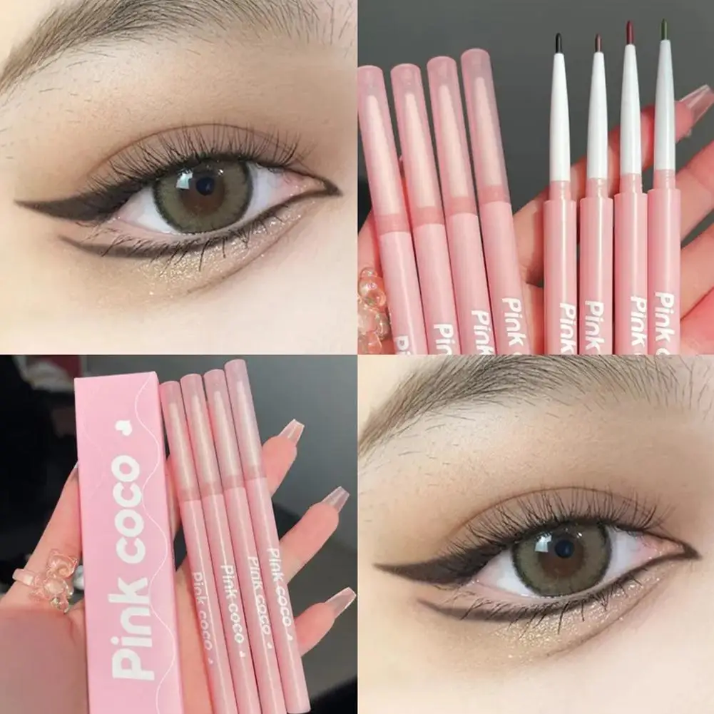 

Ultra-fine Nature Brown Eyeliner Pencil Waterproof Long-lasting Smooth Eyeliner Not Sweat-proof Easy To Gel Eyeliner Pen Sm R0D8
