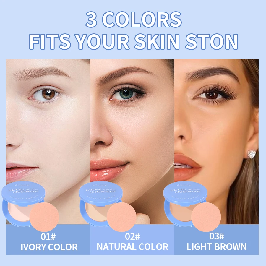 Kirrming Matte Perfection Прессованная пудра Oil Control для лица водостойкая долговечная