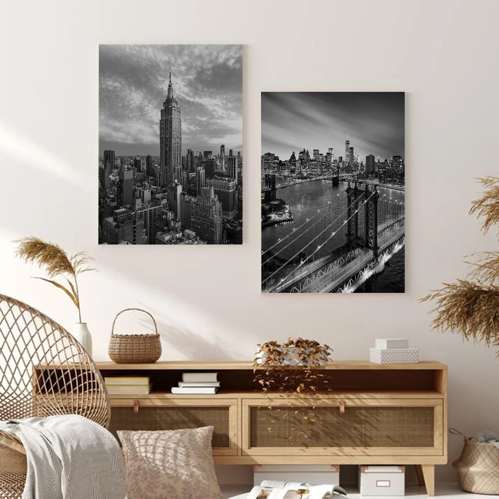 Классические постеры с фильмами Нью-Йорка винтажные наклейки для декора комнаты