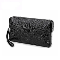 new design leisure mens designer mobile phone bag long zipper business handbag wristlet luxury purse holographic high quality