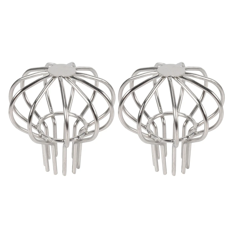 

2X 304 Stainless Steel Drain Floor Dome Drain Lock Floor Line Leak Gutter Guard Filter Strainer 50