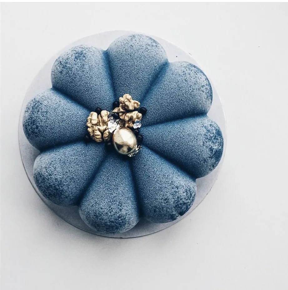 New 3D chrysanthemums Soap mold Flowers silicone moulds candle molds Sunflower cake decoration tools wholesale