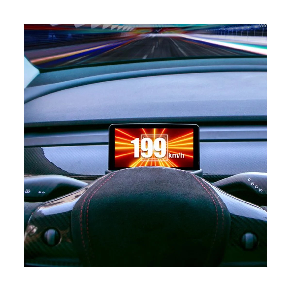 5 16 дюймовый экран HUD IPS дисплей для зарядки сигнала поворота модели 3 скорость