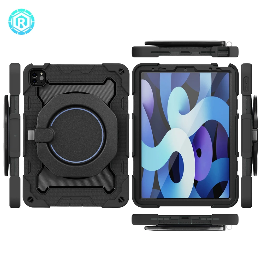 

Tablet Case For iPad Pro 11 12.9 Inch 2020 2021 Heavy Duty Shockproof Kids Cover Case