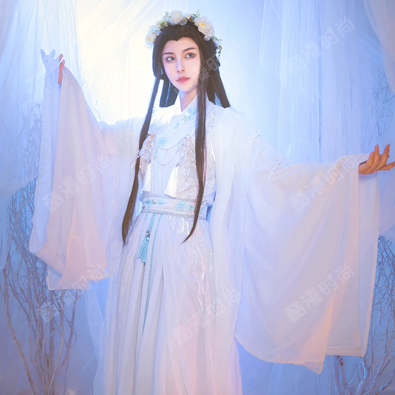Косплей-костюм Xie Lian Tian Guan Ci Fu косплей Xielian Wigs Бамбуковая Шляпа реквизит для мужчин