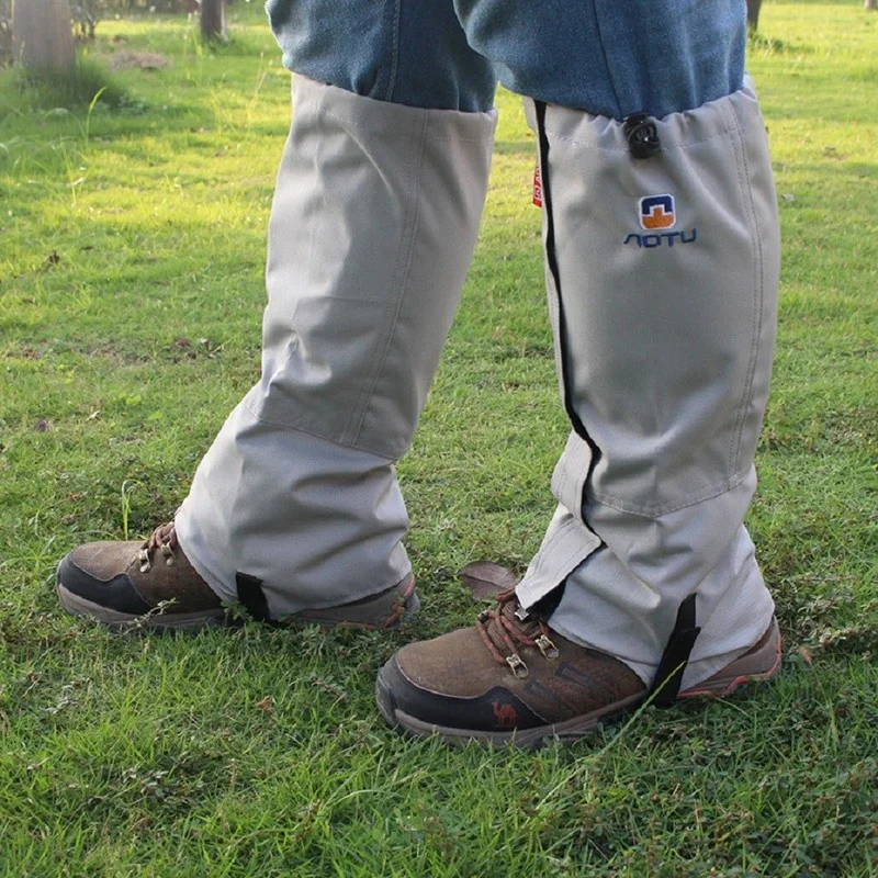 Unisex Waterproof Outdoor Snow Kneepad Skiing Gaiters Cycling Legwarmers Leg Cover Camping Hiking Leg Protection Guard Sport