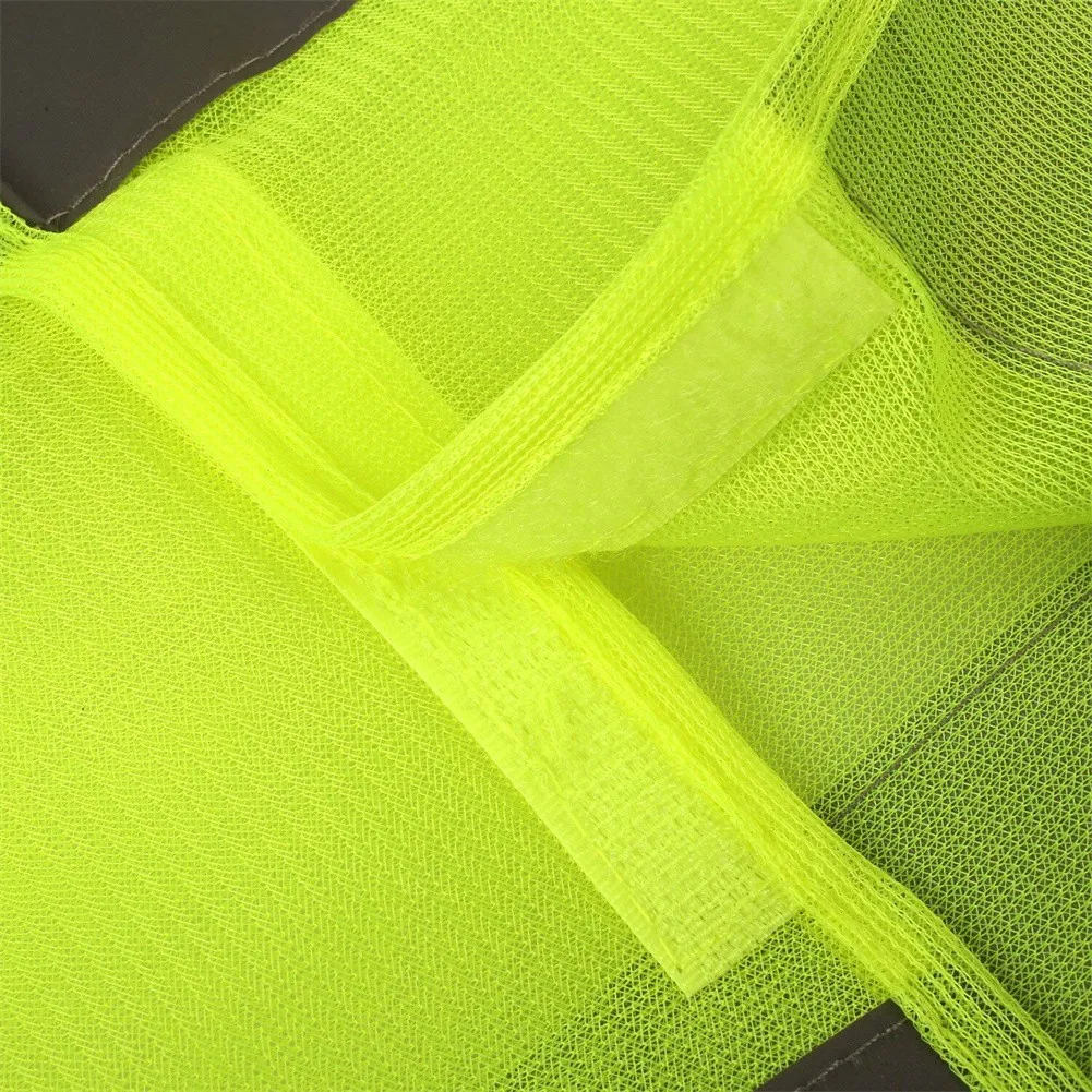 

Моющиеся светоотражающие жилеты, защитный жилет желтого цвета из ПВХ + флуоресцентная полоса