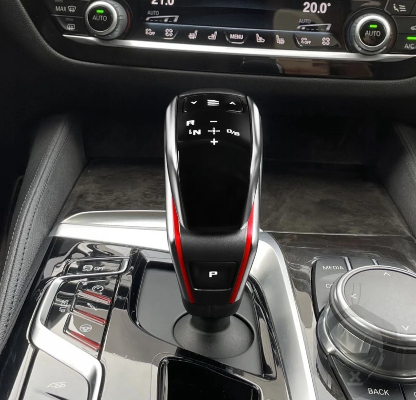 Фото Подходит для BMW новых серий 5, 6, 7, X3, X4, 6GT, X2, модифицированных моделей M5, X3M, X4M. Ручка переключения передач Thunder Shift, тип M. №4