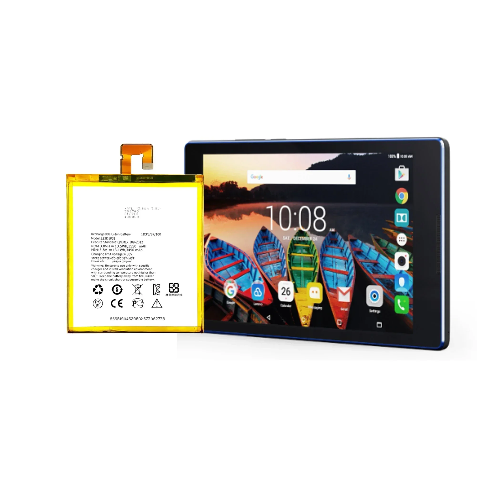 Оригинальный 100% новый аккумулятор L13D1P31 для Lenovo Pad A3500 S5000 S5000-H tab 3 7 TB3 710i 710F tab2 A7 A7-30
