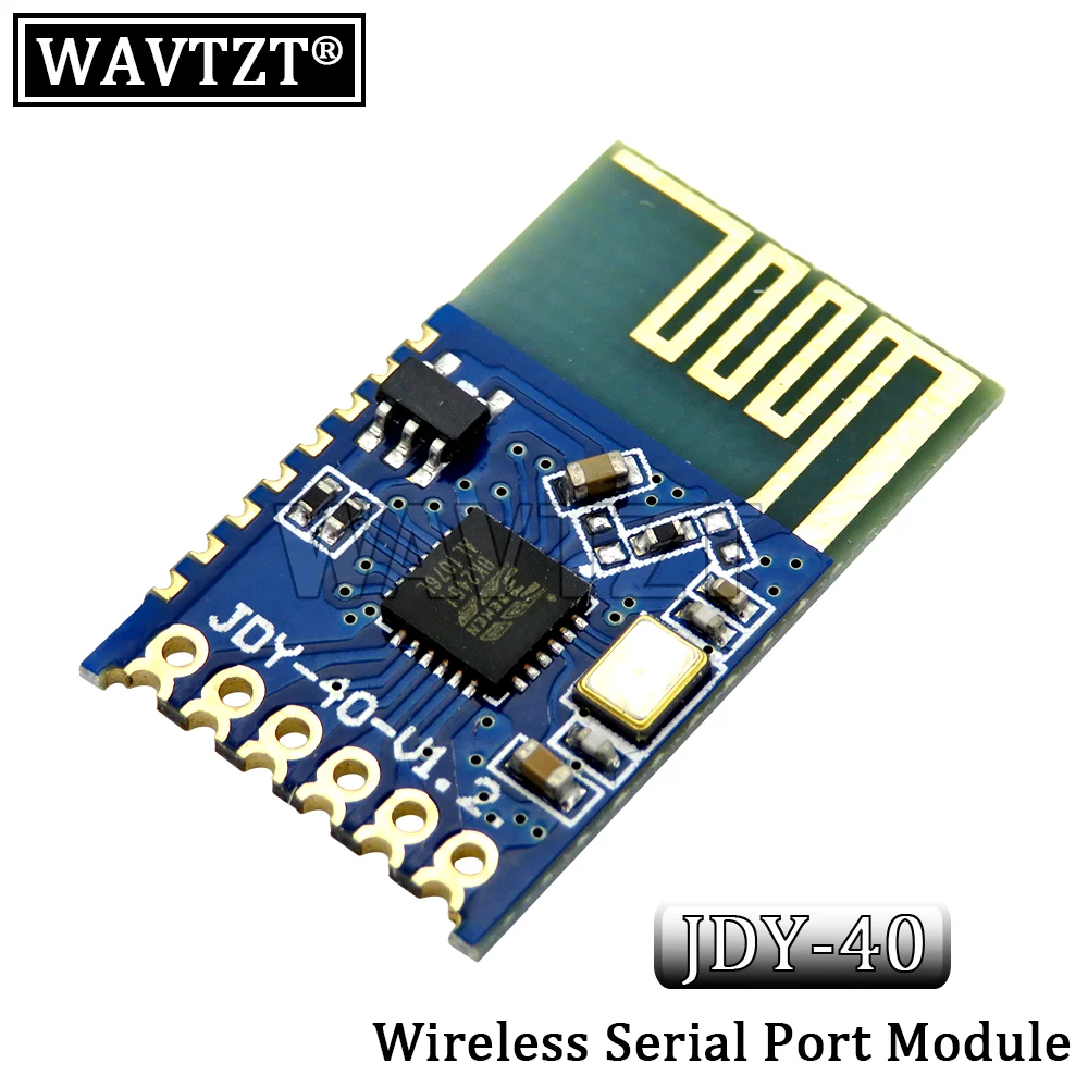 2 шт., беспроводной приемопередатчик WAVTZT JDY-40 2,4G с последовательным портом и модуль удаленной связи super NRF24L01
