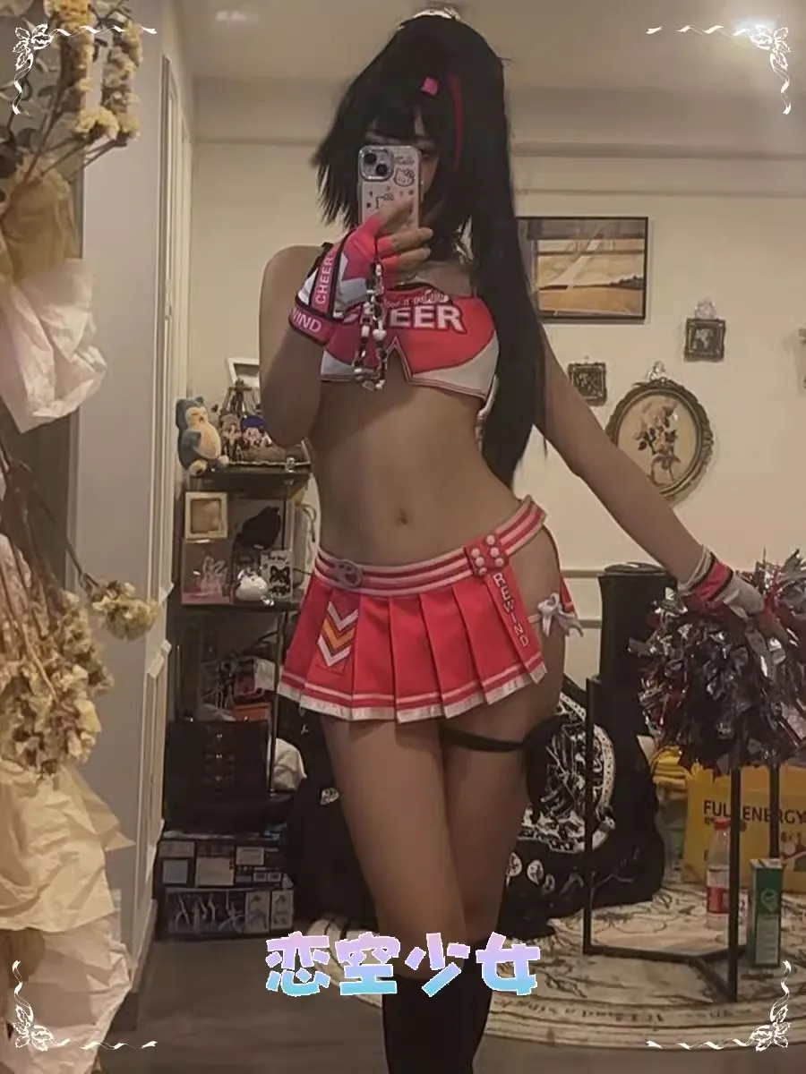 Женский костюм для косплея богиня победы короткий топ с плиссированной