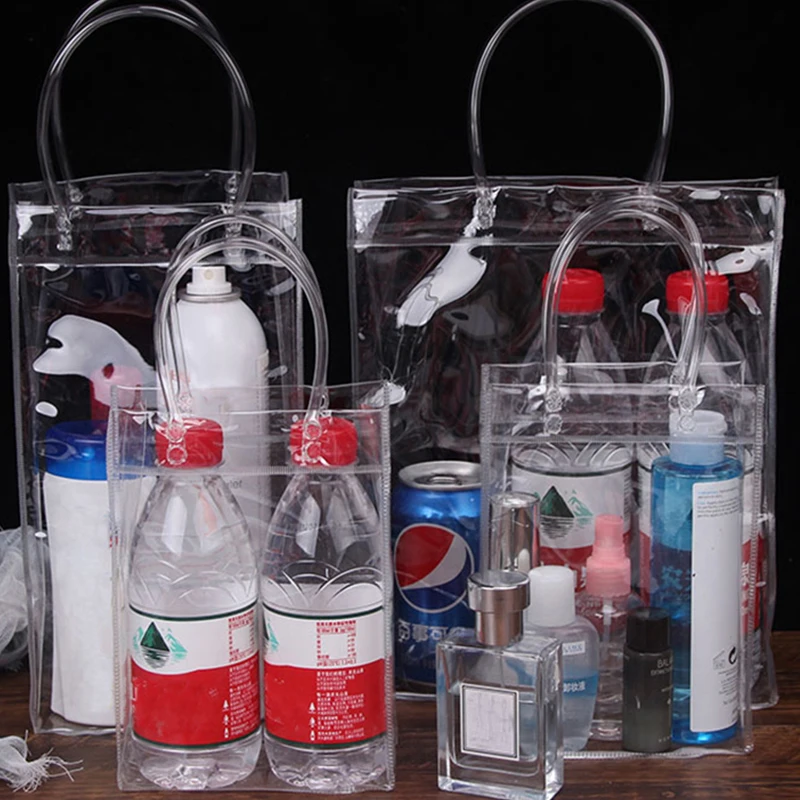 

Прозрачные сумки-тоуты для хранения, пластиковая сумочка на ремне, подарочные сумки для покупок, прозрачные тоуты, дорожные карманные косме...