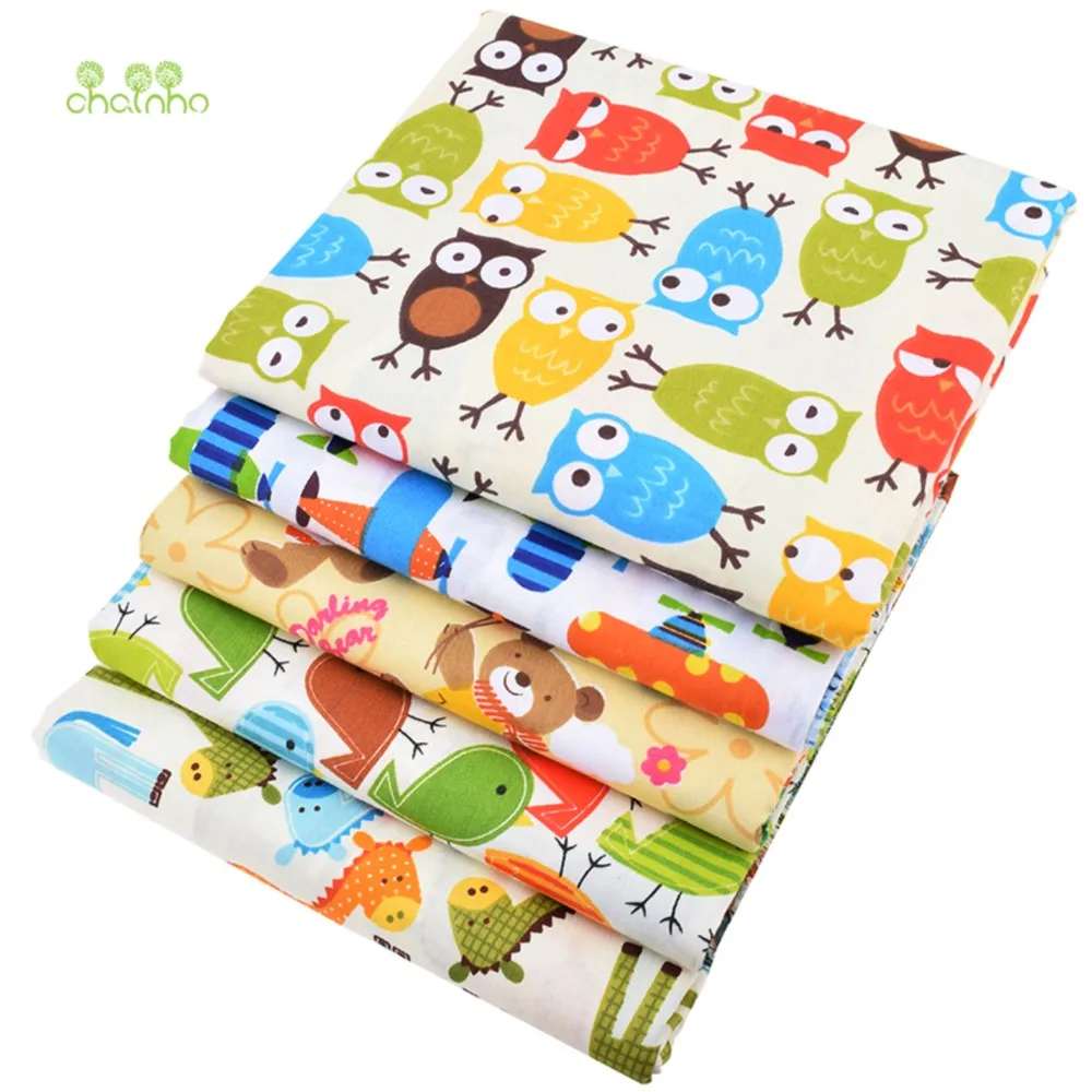 

Chainho,Cartoon Printed Twill Cotton Fabric, DIY Quilting Sewing For Baby & Children Sheet,Pillow,Cushion,Toys Material,QC214