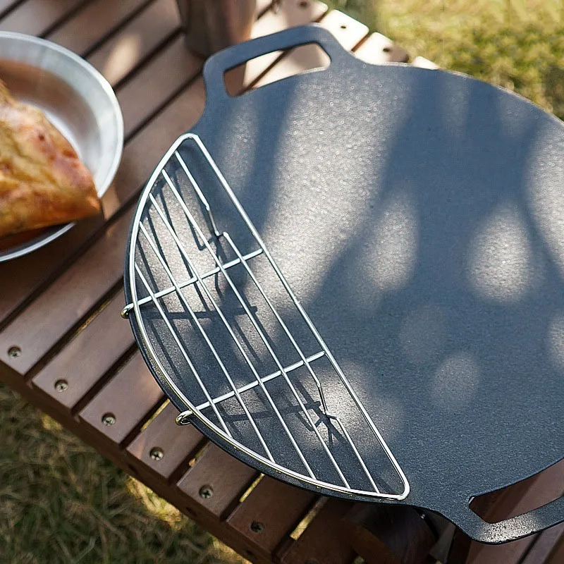 

Решетка из нержавеющей стали для барбекю, для кемпинга, кухонная сетка, стальная охлаждающая стойка, сетка из проволоки, полка для пирожных, ...