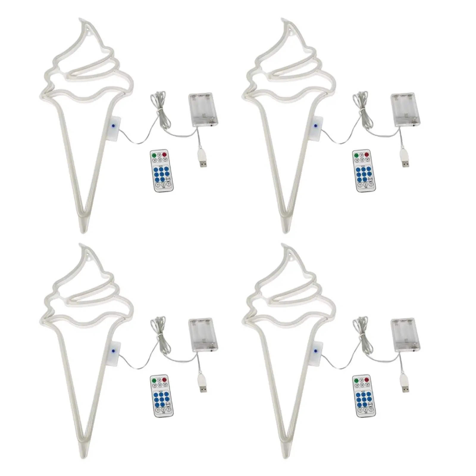 

Светодиодный неоновый светильник для мороженого, 8 режимов светильник