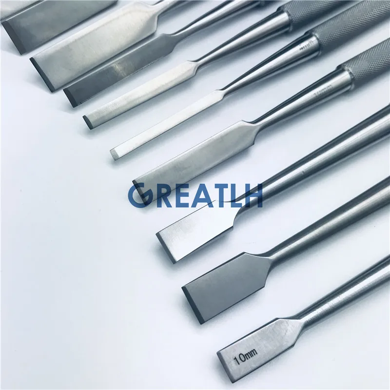 

Bone Osteotomes 6mm 8mm 10mm 12mm 16mm Veterinary Orthopedics Instruments