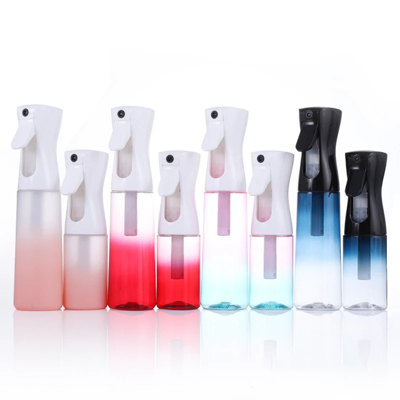 

200ml 300ml Hair Spray Hairdressing Spray Bottle Plastic Refillable Alcohol Disinfection Mist Bottles Sprayer Salon Barber Tool