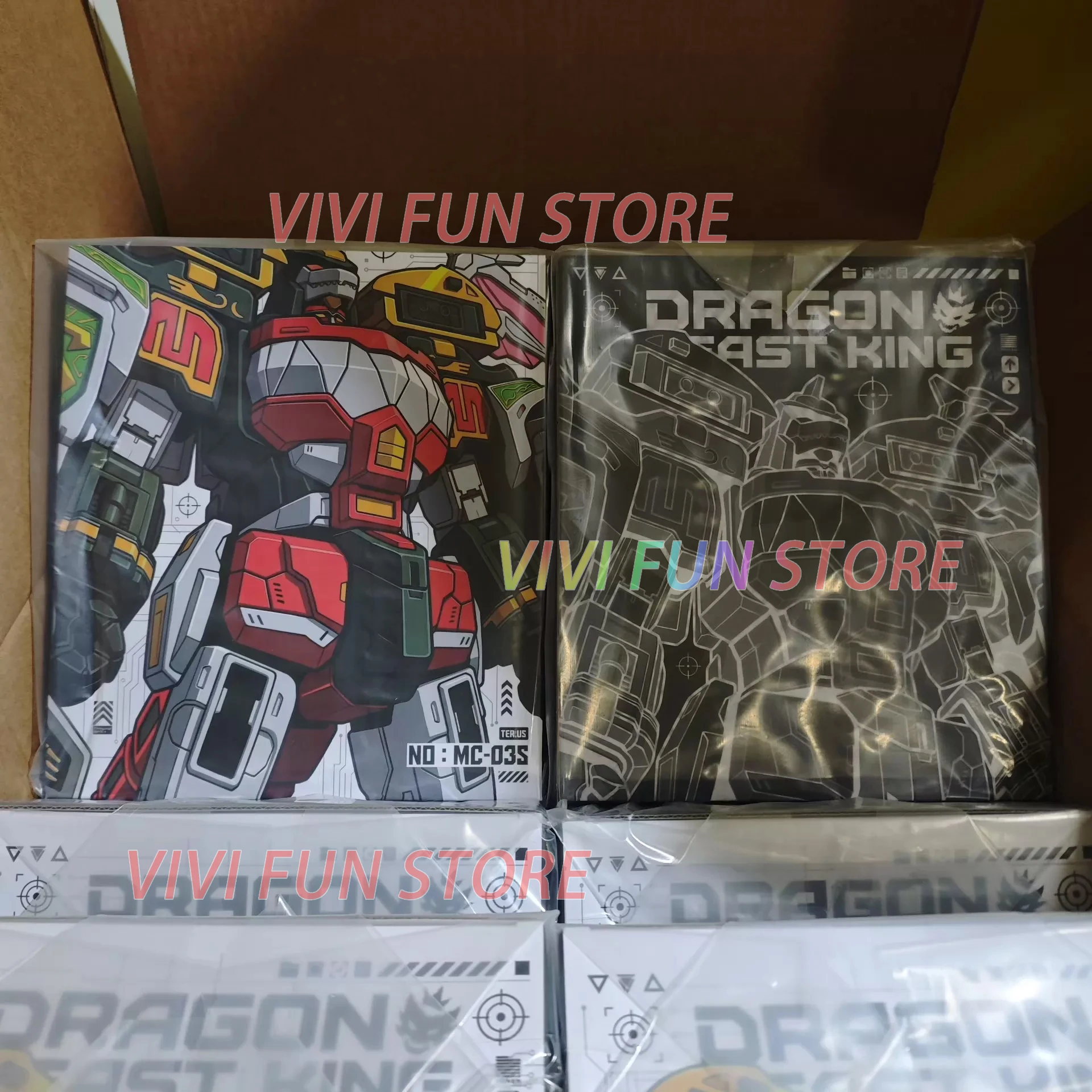 В наличии: LUCKY CAT MC-03S DRAGOOZORD Dragon Caesar DINO MEGAZORD — модель динозавра, совместимая с игрушками Kyoryu Sentai Zyuranger, комбинированная экшн-фигурка (art.: 3920db75dd0c2) - 3920db75dd0c2