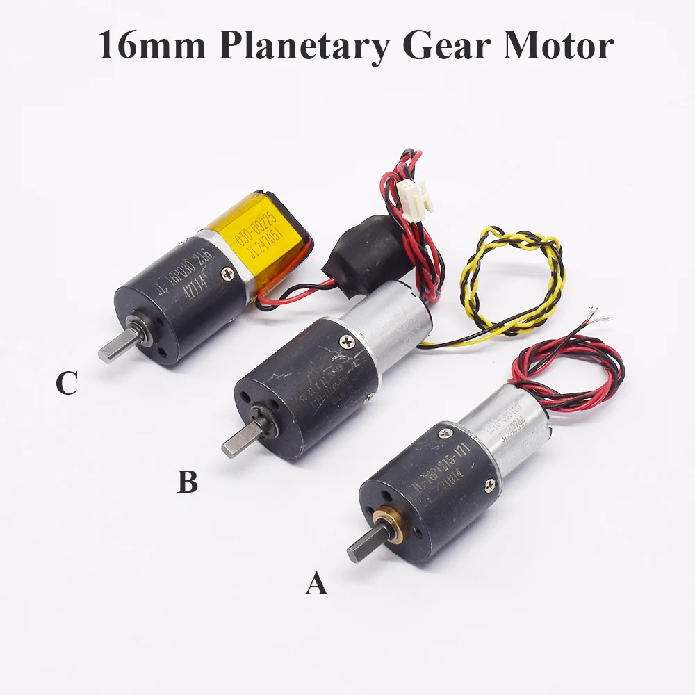 

Планетарный мотор 16мм DC 5V-12V Motor Studio