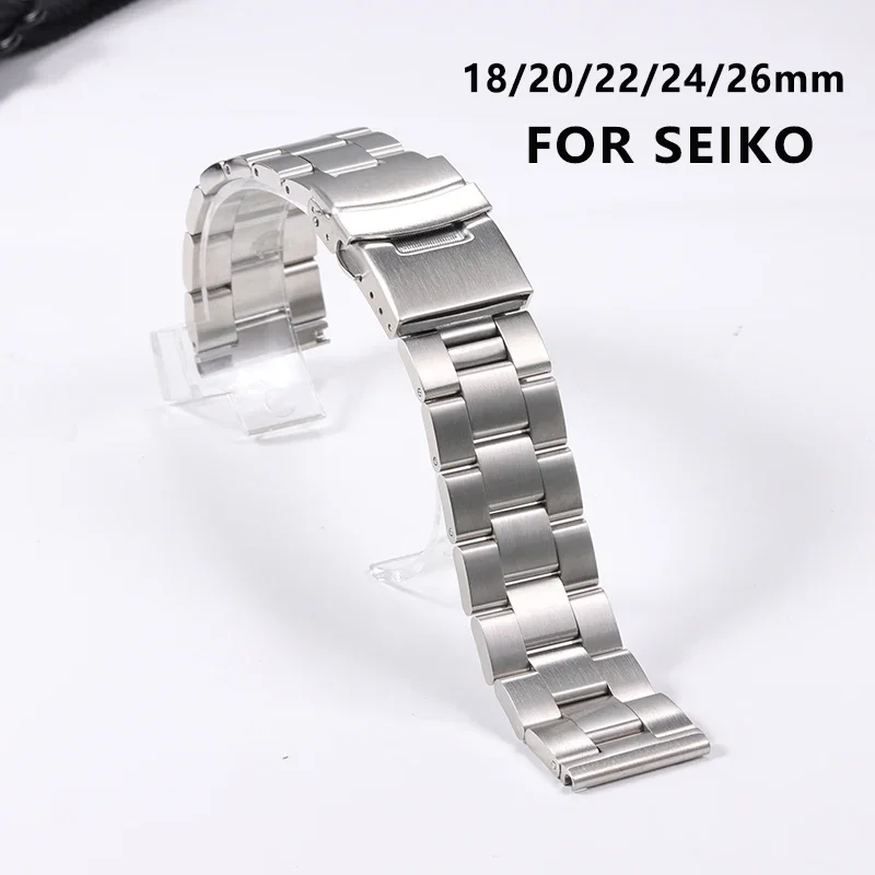 

18/20/22/24/26mm Metal Strap for Seiko SKX007 SKX009 Bracelet Stainless Steel Watch Strap Men's Bands Quick Release Watchband