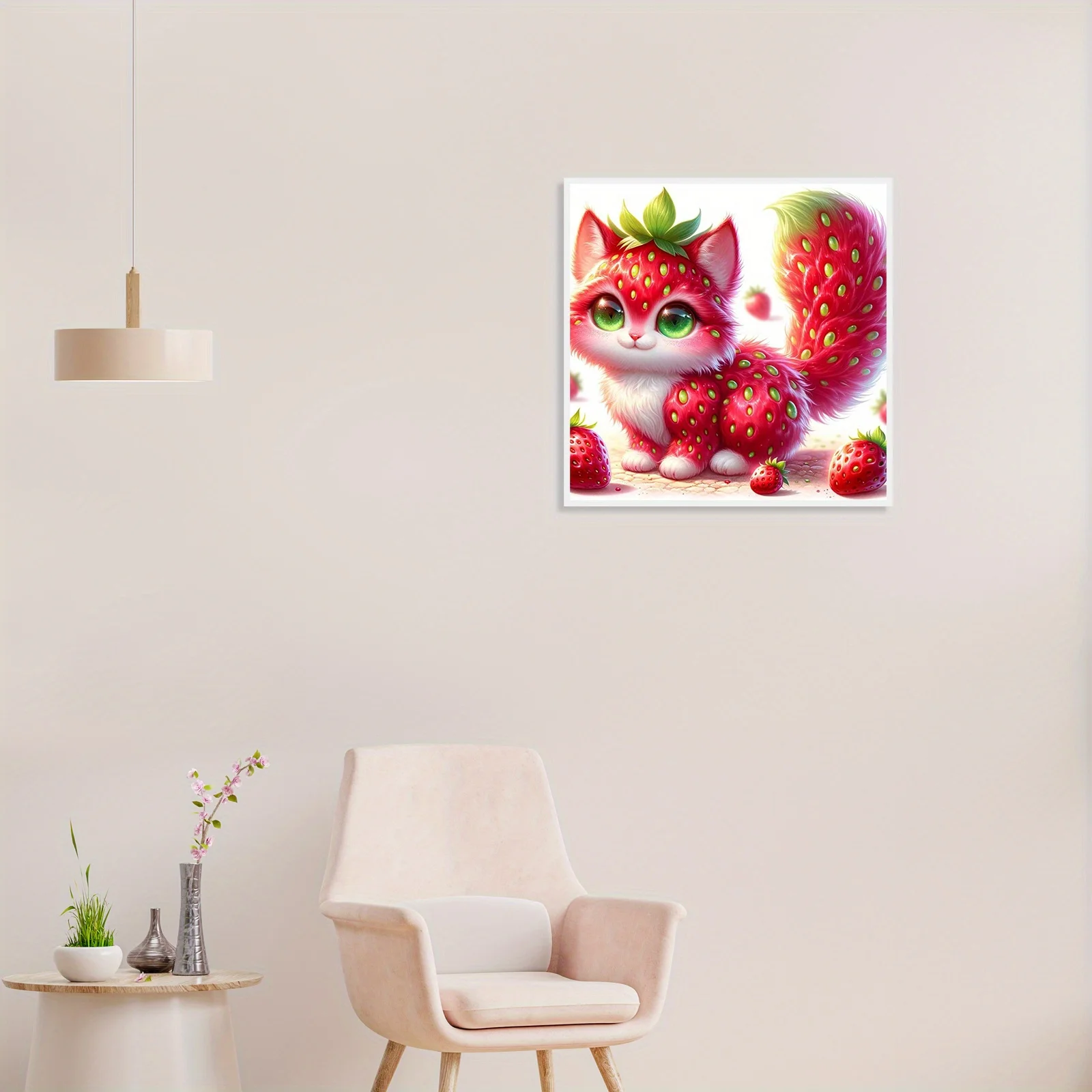 Набор Для Алмазной Живописи Взрослых Креативная Круглая Картина Со Стразами И