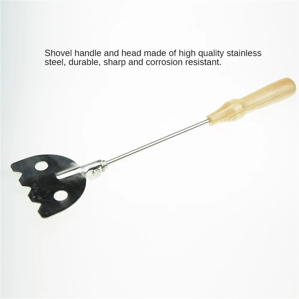 

2-глазная ручка из нержавеющей стали, прочная ручка, Высококачественная Вращающаяся ручка, лопата для креветок, ручные инструменты