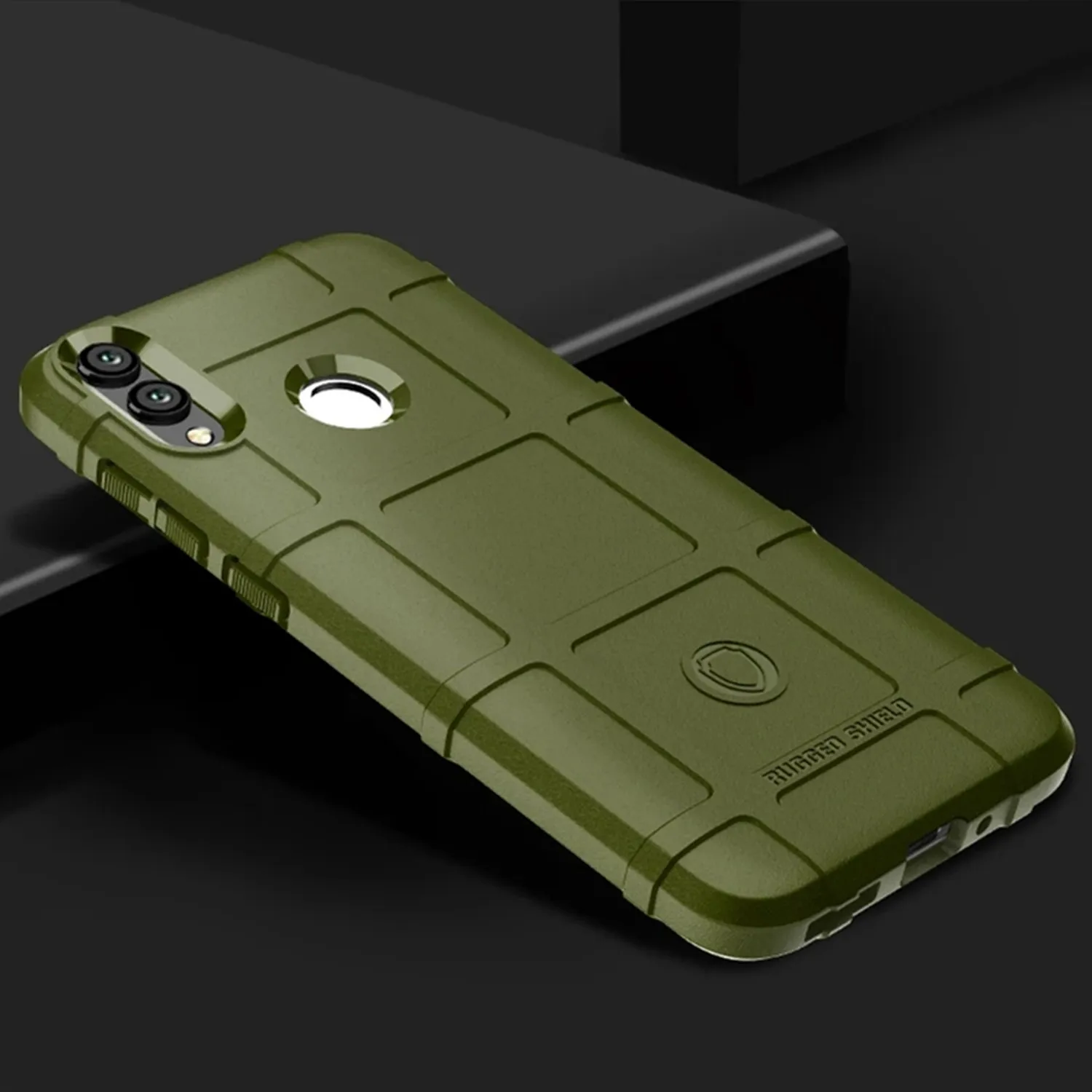 Корпус с мягкой защитой Honor 8C сейсмически - матовая задняя крышка для